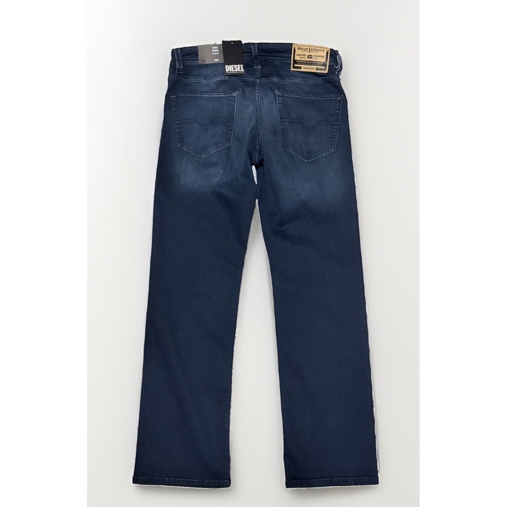Diesel Markee Straight Jeans Mens 32x30 Dark Wash Blue Denim Button Fly RE067